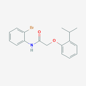 N-(2-bromophenyl)-2-(2-isopropylphenoxy)acetamide