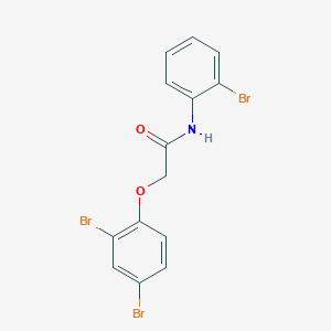molecular formula C14H10Br3NO2 B284559 N-(2-bromophenyl)-2-(2,4-dibromophenoxy)acetamide 