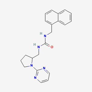 1-[(Naphthalen-1-yl)methyl]-3-{[1-(pyrimidin-2-yl)pyrrolidin-2-yl]methyl}urea