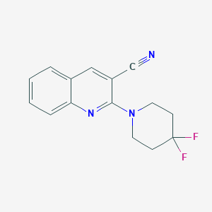 2-(4,4-Difluoropiperidin-1-yl)quinoline-3-carbonitrile