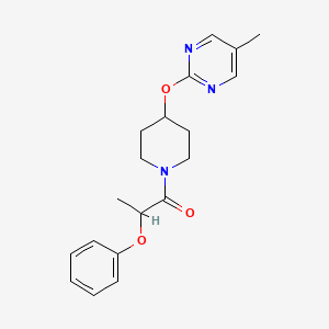 1-[4-(5-Methylpyrimidin-2-yl)oxypiperidin-1-yl]-2-phenoxypropan-1-one