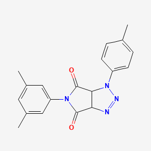 5-(3,5-dimethylphenyl)-1-(p-tolyl)-1,6a-dihydropyrrolo[3,4-d][1,2,3]triazole-4,6(3aH,5H)-dione
