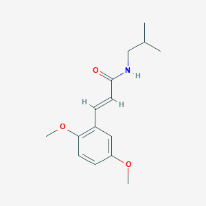 (2E)-3-(2,5-dimethoxyphenyl)-N-(2-methylpropyl)prop-2-enamide