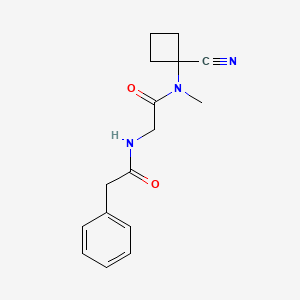 N-(1-cyanocyclobutyl)-N-methyl-2-(2-phenylacetamido)acetamide