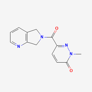 6-(6,7-dihydro-5H-pyrrolo[3,4-b]pyridine-6-carbonyl)-2-methylpyridazin-3(2H)-one