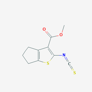 methyl 2-isothiocyanato-5,6-dihydro-4H-cyclopenta[b]thiophene-3-carboxylate