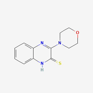 molecular formula C12H13N3OS B2845710 3-Morpholinoquinoxaline-2-thiol CAS No. 88614-16-8