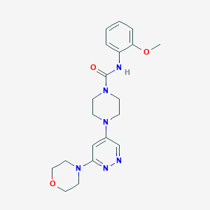 N-(2-methoxyphenyl)-4-(6-morpholinopyridazin-4-yl)piperazine-1-carboxamide