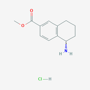 (S)-Methyl 5-amino-5,6,7,8-tetrahydronaphthalene-2-carboxylate hydrochloride