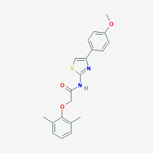 2-(2,6-dimethylphenoxy)-N-[4-(4-methoxyphenyl)-1,3-thiazol-2-yl]acetamide