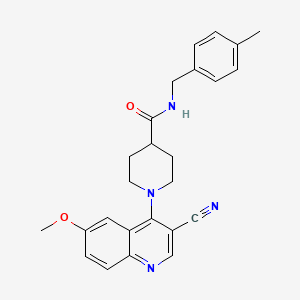 3-[4-(3-fluoro-4-methylbenzoyl)piperazin-1-yl]-1-propylquinoxalin-2(1H)-one