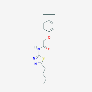 2-(4-tert-butylphenoxy)-N-(5-butyl-1,3,4-thiadiazol-2-yl)acetamide