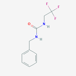 molecular formula C10H11F3N2O B2845779 1-Benzyl-3-(2,2,2-trifluoroethyl)urea CAS No. 897579-02-1