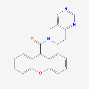 molecular formula C21H17N3O2 B2845802 (7,8-dihydropyrido[4,3-d]pyrimidin-6(5H)-yl)(9H-xanthen-9-yl)methanone CAS No. 1797321-51-7