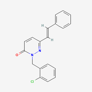 2-(2-chlorobenzyl)-6-styryl-3(2H)-pyridazinone
