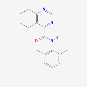 molecular formula C18H21N3O B2845826 N-(2,4,6-Trimethylphenyl)-5,6,7,8-tetrahydroquinazoline-4-carboxamide CAS No. 2415470-71-0