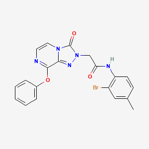 N-(2-bromo-4-methylphenyl)-2-(3-oxo-8-phenoxy-[1,2,4]triazolo[4,3-a]pyrazin-2(3H)-yl)acetamide