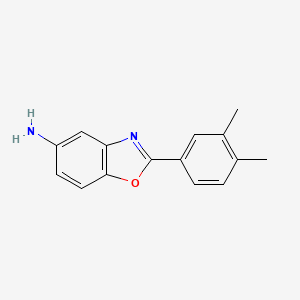 2-(3,4-Dimethylphenyl)-1,3-benzoxazol-5-amine