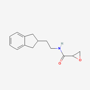 N-[2-(2,3-Dihydro-1H-inden-2-yl)ethyl]oxirane-2-carboxamide
