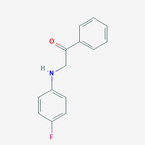 alpha-(4-Fluorophenylamino)acetophenone