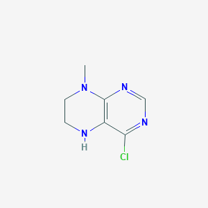 molecular formula C7H9ClN4 B2845934 4-Chloro-8-methyl-5,6,7,8-tetrahydropteridine CAS No. 1710472-48-2