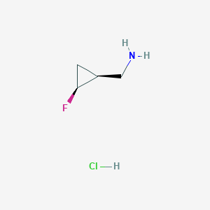 ((1S,2S)-2-Fluorocyclopropyl)methanamine hcl