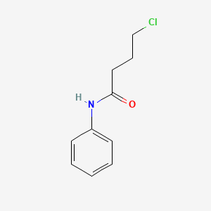 molecular formula C10H12ClNO B2845953 4-chloro-N-phenylbutanamide CAS No. 13156-95-1; 7578-45-2
