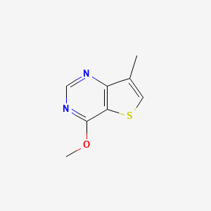 molecular formula C8H8N2OS B2845964 4-Methoxy-7-methylthieno[3,2-d]pyrimidine CAS No. 676549-71-6