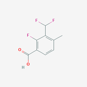 molecular formula C9H7F3O2 B2845975 3-(Difluoromethyl)-2-fluoro-4-methylbenzoic acid CAS No. 2248388-68-1