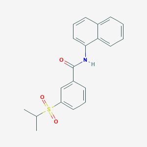 molecular formula C20H19NO3S B2845999 3-(isopropylsulfonyl)-N-(naphthalen-1-yl)benzamide CAS No. 941993-03-9