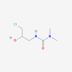 molecular formula C6H13ClN2O2 B2846006 3-(3-Chloro-2-hydroxypropyl)-1,1-dimethylurea CAS No. 2253640-25-2