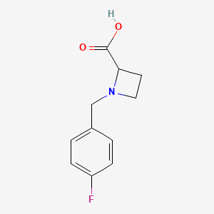 1-(4-Fluorobenzyl)azetidine-2-carboxylic acid