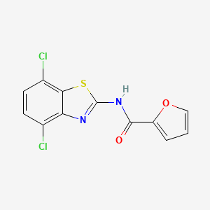 N-(4,7-dichloro-1,3-benzothiazol-2-yl)furan-2-carboxamide