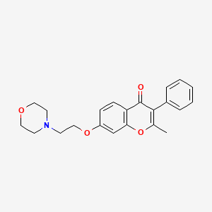 2-methyl-7-(2-morpholinoethoxy)-3-phenyl-4H-chromen-4-one