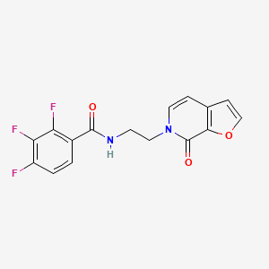 2,3,4-trifluoro-N-(2-(7-oxofuro[2,3-c]pyridin-6(7H)-yl)ethyl)benzamide