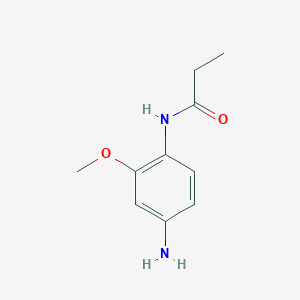 molecular formula C10H14N2O2 B2846133 N-(4-氨基-2-甲氧基苯基)丙酰胺 CAS No. 811460-68-1