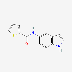 molecular formula C13H10N2OS B2846155 N-(1H-indol-5-yl)-2-thiophenecarboxamide CAS No. 708987-59-1