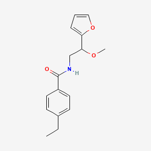 4-ethyl-N-[2-(furan-2-yl)-2-methoxyethyl]benzamide