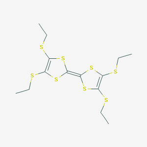 molecular formula C14H20S8 B028462 四(乙硫基)四硫富瓦烯 CAS No. 104515-79-9