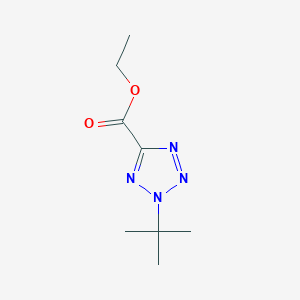 molecular formula C8H14N4O2 B2846206 ethyl 2-tert-butyl-2H-1,2,3,4-tetrazole-5-carboxylate CAS No. 1909336-51-1