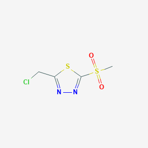 2-(Chloromethyl)-5-methanesulfonyl-1,3,4-thiadiazole