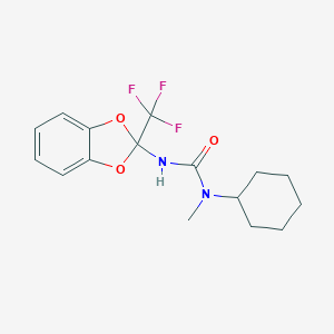N-cyclohexyl-N-methyl-N'-[2-(trifluoromethyl)-1,3-benzodioxol-2-yl]urea