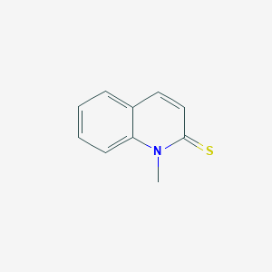 molecular formula C10H9NS B2846310 1-methylquinoline-2(1H)-thione CAS No. 4800-27-5