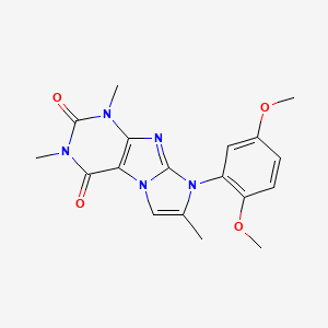 6-(2,5-Dimethoxyphenyl)-2,4,7-trimethylpurino[7,8-a]imidazole-1,3-dione