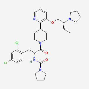 molecular formula C32H43Cl2N5O3 B2846375 SNT-207858 (free base) CAS No. 1104662-66-9