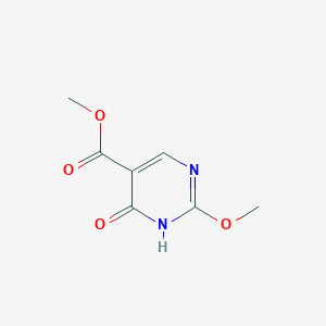 molecular formula C7H8N2O4 B2846465 Methyl 4-hydroxy-2-methoxypyrimidine-5-carboxylate CAS No. 89694-25-7