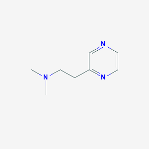 molecular formula C8H13N3 B2846546 N,N-二甲基-2-吡嘧啶-2-基乙胺 CAS No. 66580-25-4