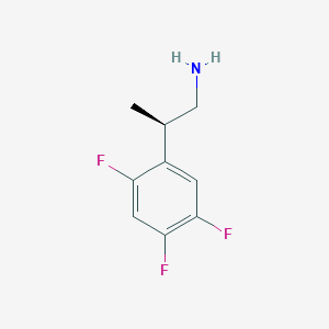 molecular formula C9H10F3N B2846568 (2R)-2-(2,4,5-Trifluorophenyl)propan-1-amine CAS No. 2248172-34-9