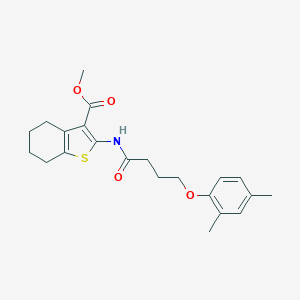 Methyl 2-{[4-(2,4-dimethylphenoxy)butanoyl]amino}-4,5,6,7-tetrahydro-1-benzothiophene-3-carboxylate