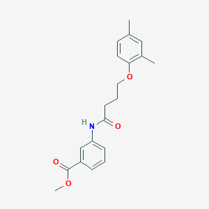 Methyl 3-{[4-(2,4-dimethylphenoxy)butanoyl]amino}benzoate